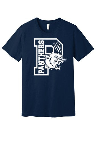 P-Panthers tee(Adult & Youth) - Navy
