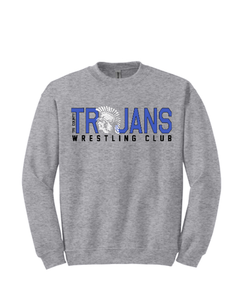 Wrestling Club Crewneck Sweatshirt (Adult & Youth)