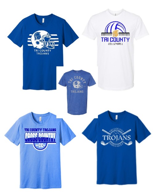 Tri County Trojans Apparel