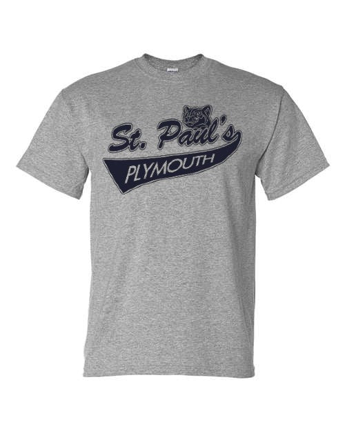 Tee - St. Paul's Plymouth (Adult & Youth) - Grey