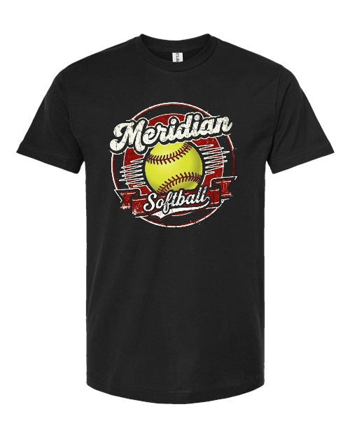 Meridian Softball Tee - Black