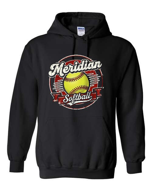 Meridian Softball Hoodie - Black
