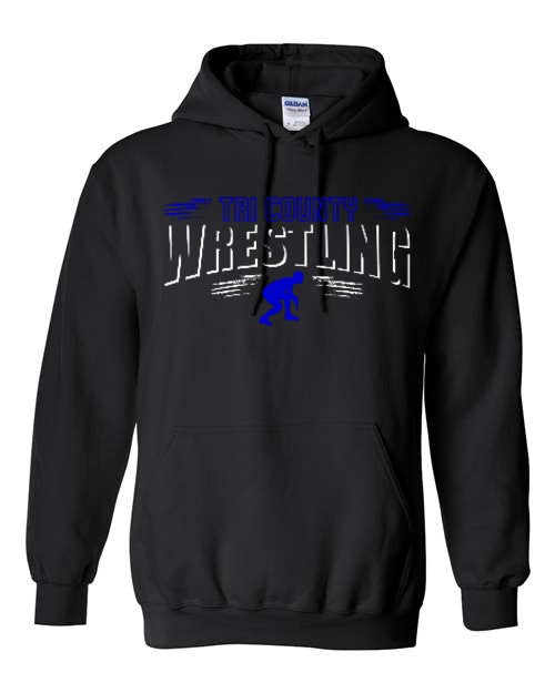 TC Wrestling - Hoodie - Black