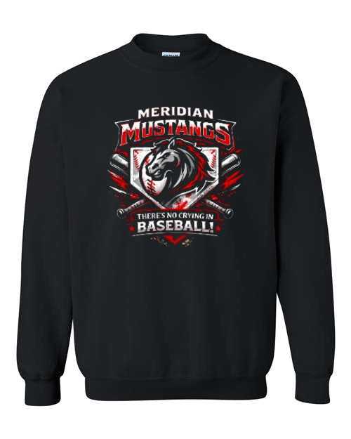 Meridian Baseball Crewneck - No Crying in Baseball