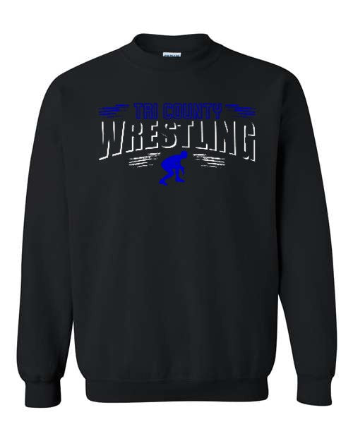 TC Wrestling - Crewneck - Black