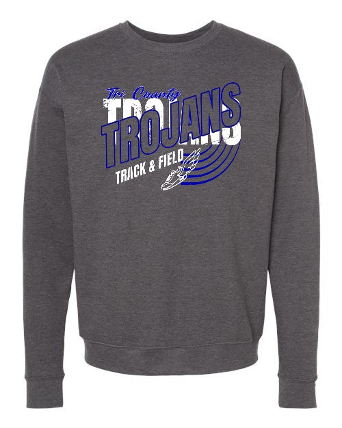 Trojans Track & Field Crewneck - Dark Grey