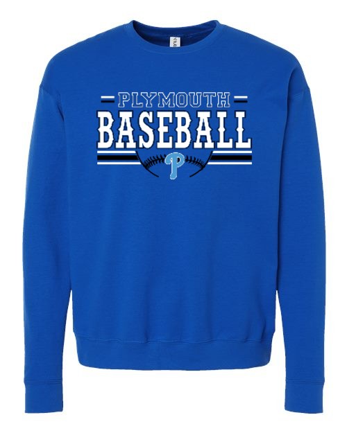 Plymouth Baseball Crewneck - Royal