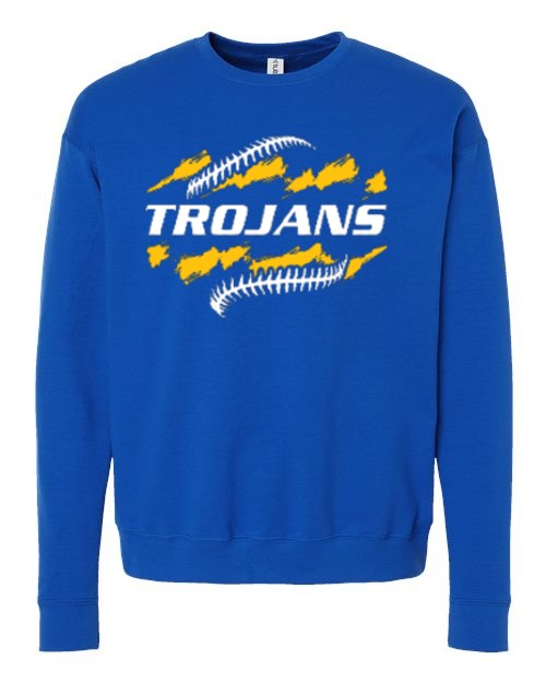 Trojans Softball Crewneck - Royal