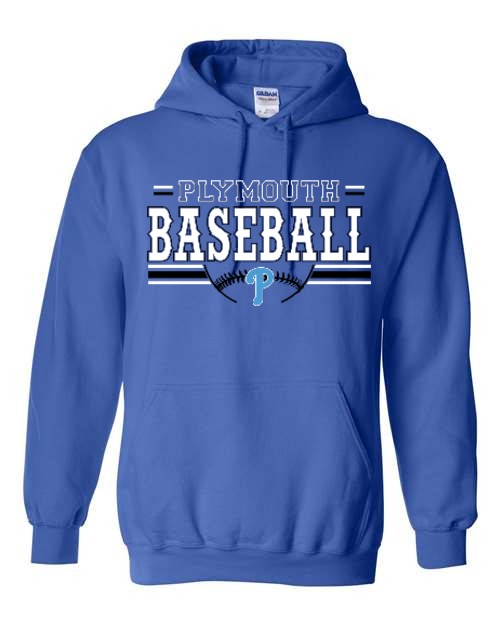 Plymouth Baseball Hoodie - Royal