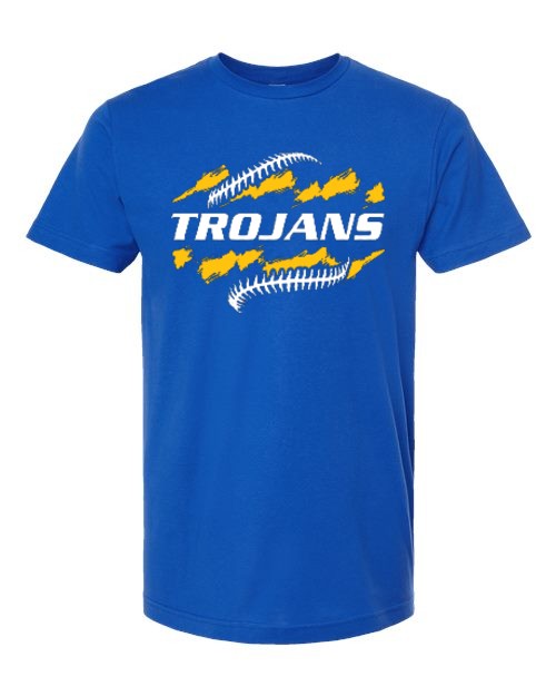 Trojans Softball Tee - Royal