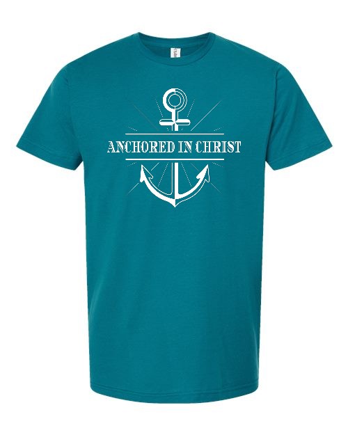 Anchored in Christ (Adult Only) - Teal