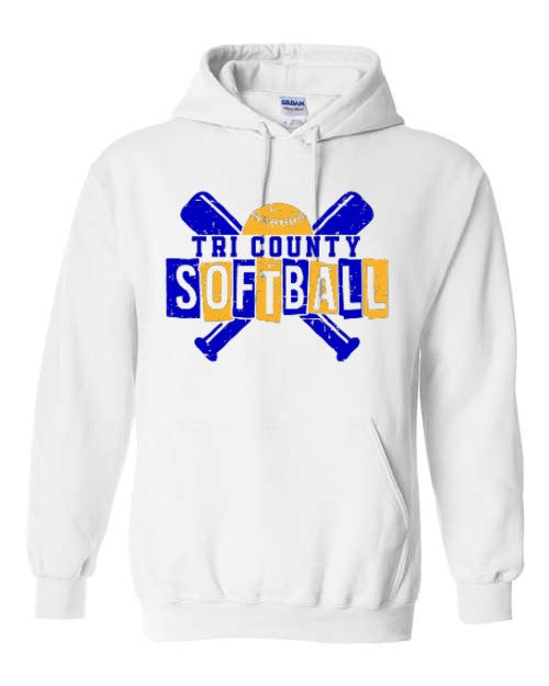 TC Softball Hoodie - White