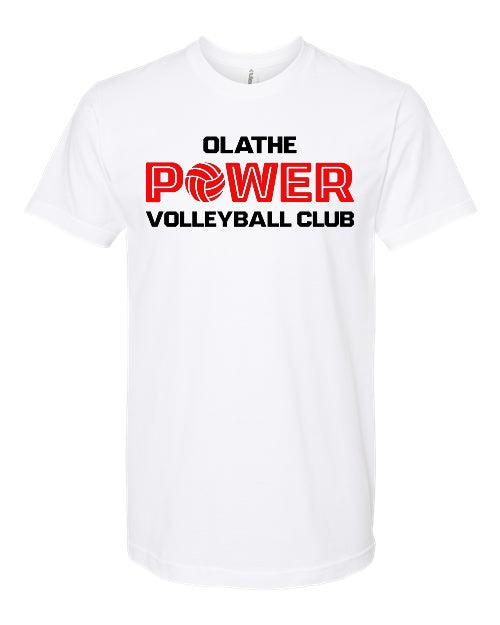 Olathe Power Volleyball Club - White - Tee