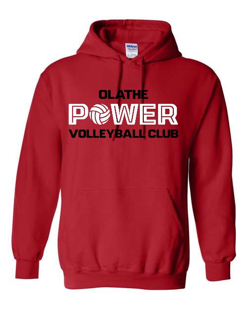 Olathe Power Volleyball Club - Red - Hoodie