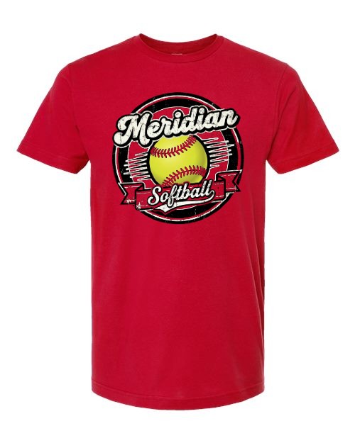 Meridian Softball Tee - Red