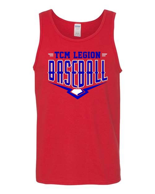 Legion Baseball Unisex Tank - Red