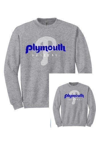 2 - Plymouth Ball Crew (Adult & Youth Sizes) - Grey