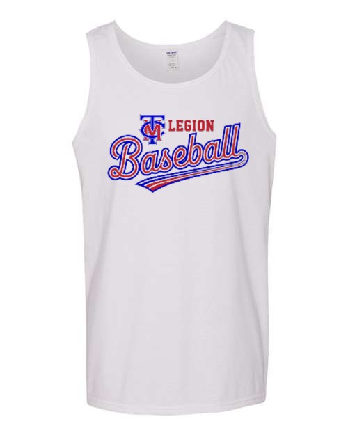 TCM Baseball Unisex Tank - White