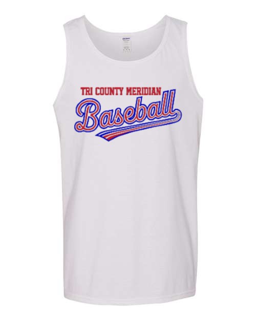 Tri County-Meridian Unisex Tank - White