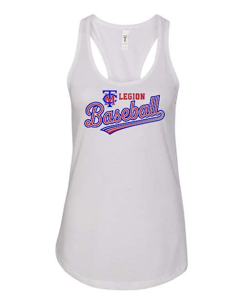 TCM Baseball Women's Tank - White