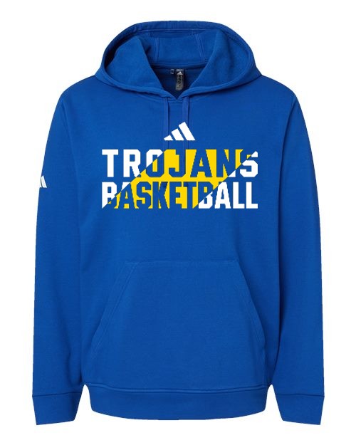 Adidas Trojan Basketball Hoodie (Adult Only) - Royal