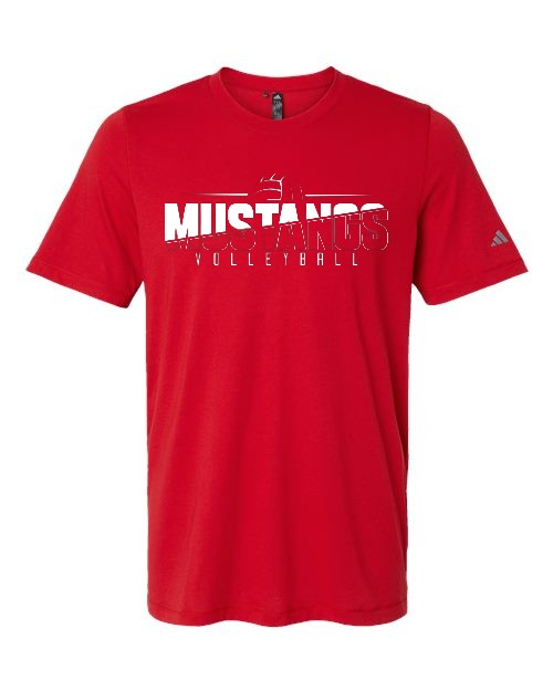 Adidas Mustang VB Tee - Red (Adult Sizes Only)