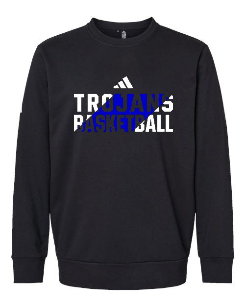 Adidas Trojan Basketball Crewneck (Adult Only) - Black