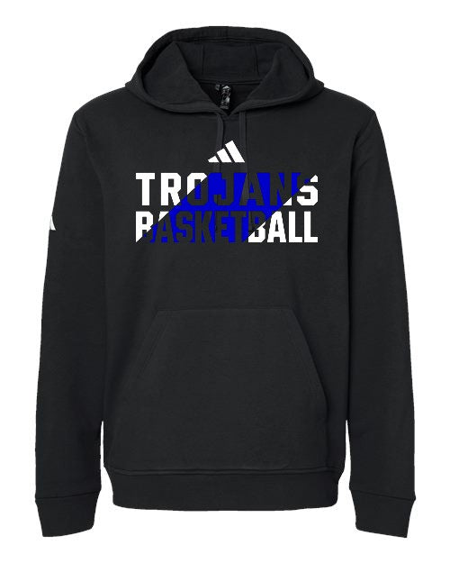 Adidas Trojan Basketball Hoodie (Adult Only) - Black