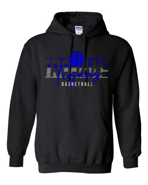 Basketball Lines - Hoodie - Black