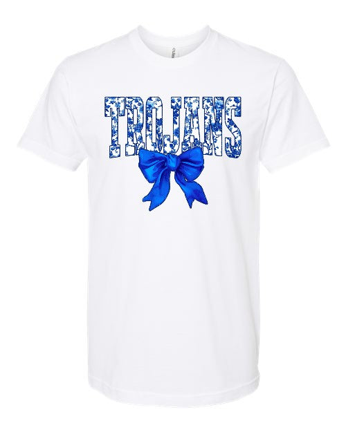 Bow Trojans Tee - White