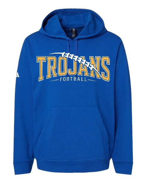 Adidas Trojans Football Hoodie - Royal (Adult Sizes Only)