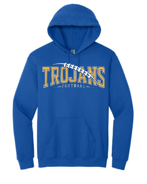 Trojans Football Hoodie - Royal