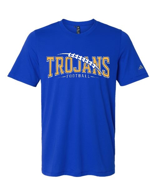 Adidas Trojans Football Tee - Royal (Adult Sizes Only)