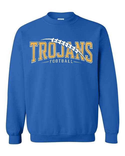 Trojans Football Crewneck - Royal