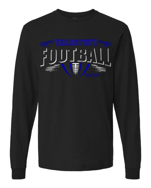 TC Youth Football Long Sleeve - Black