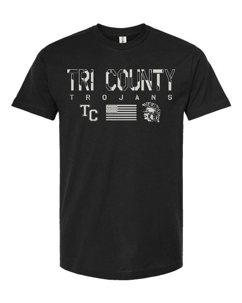 Patriotic Trojans Black