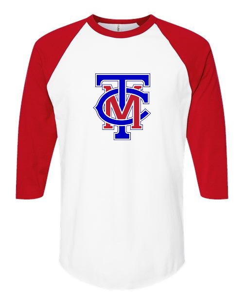 TCM Raglan Tee - Red