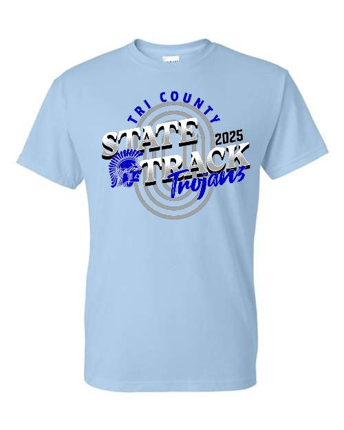 Tri County State Track - Qualifier Names on Back