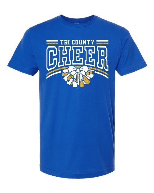 Trojans Cheer - Royal Blue Tee