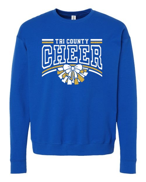 Trojan Cheer Crewneck - Royal