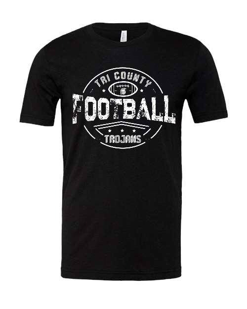 TC Football Tee (Adult & Youth) - Black