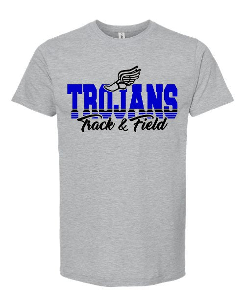 T-Shirt - TRACK (youth and adult sizes) Grey