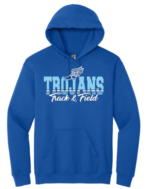 Hoodie - TRACK (Youth & Adult Sizes) Royal