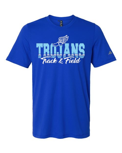 Adidas Track Tee (Adult Only) - Royal