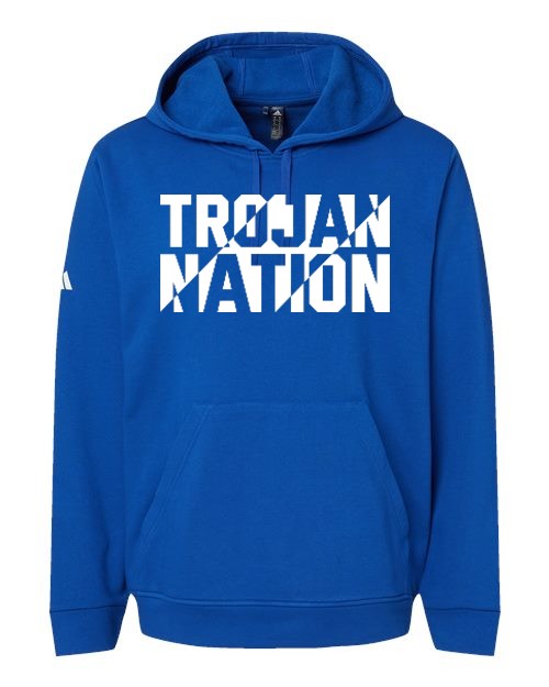 Adidas Trojan Nation Hoodie - Royal (Adult Sizes Only)