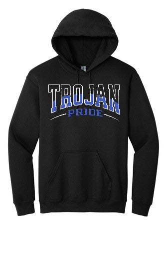 Trojan Pride Hoodie (Adult & Youth) - Black