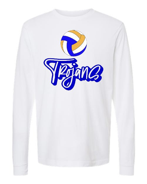 Volleyball Long Sleeve -  White