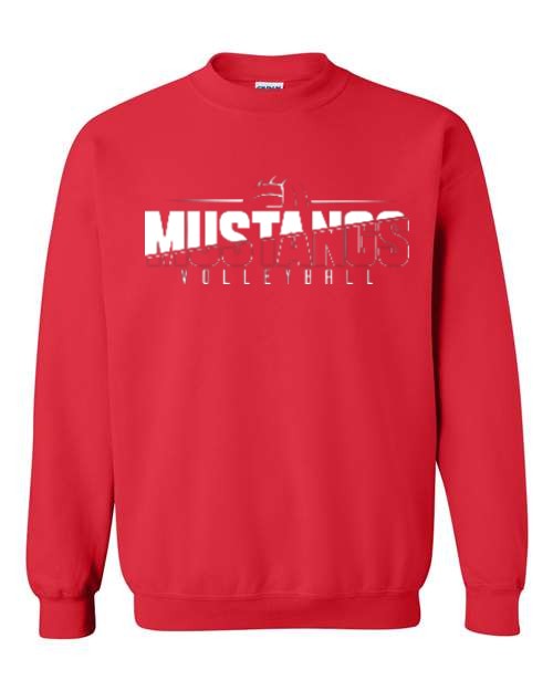 Mustang VB Crewneck - Red