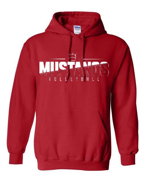 Mustang VB Hoodie - Red