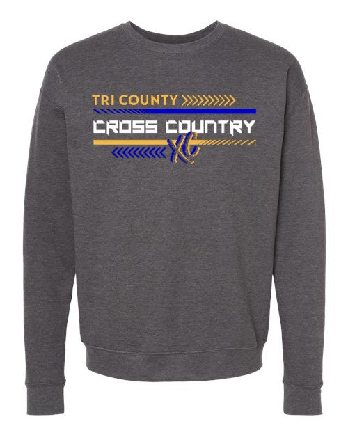 Cross Country Crewneck - Charcoal Grey